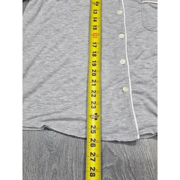 Auden Women's Cloud Knit Pajama Set Gray Medium A003789 - Picture 2 of 12